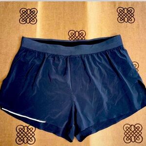 Lululemon  fast &  Free navy blue Athletic Shorts